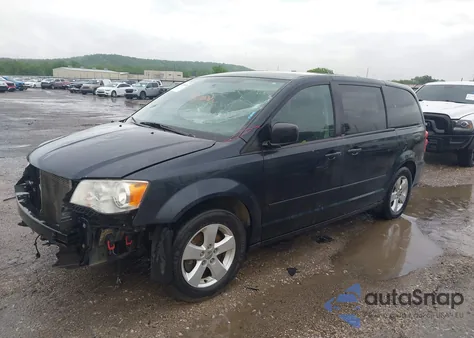 2013 Dodge Grand Caravan Se из США, поврежденный, VIN 2C4RDGBG8DR736291